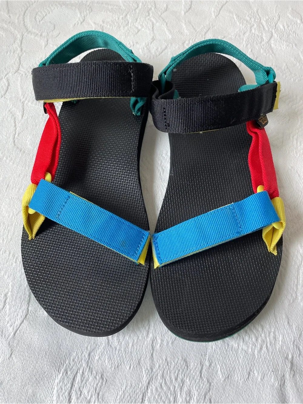 Teva original, universal Multicolor Strap Sandals - Black Red Blue Yellow Teal